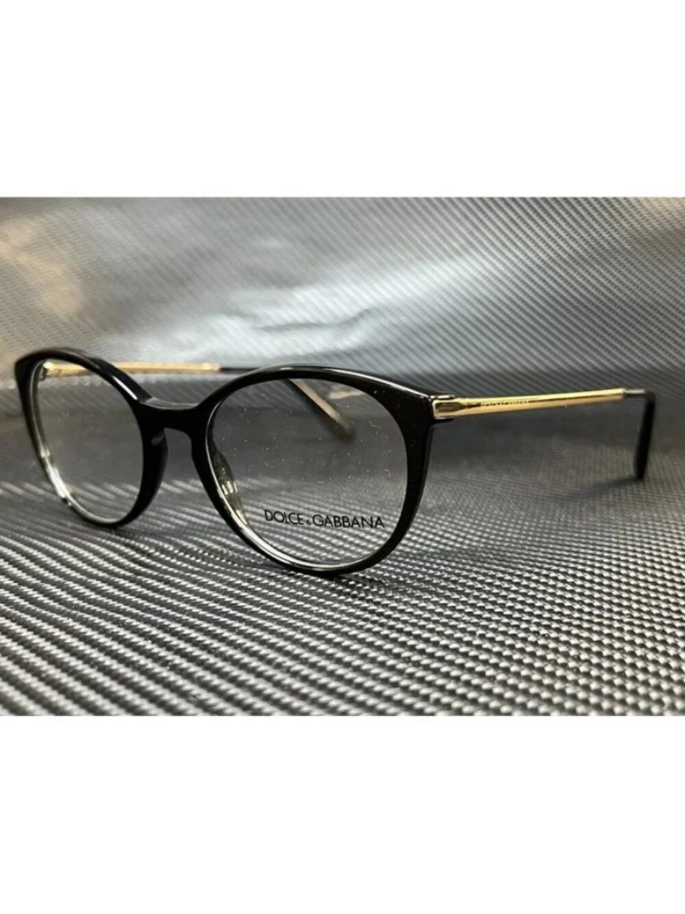 New Dolce & Gabbana Women  Black Eyeglasses  50- 18- 145